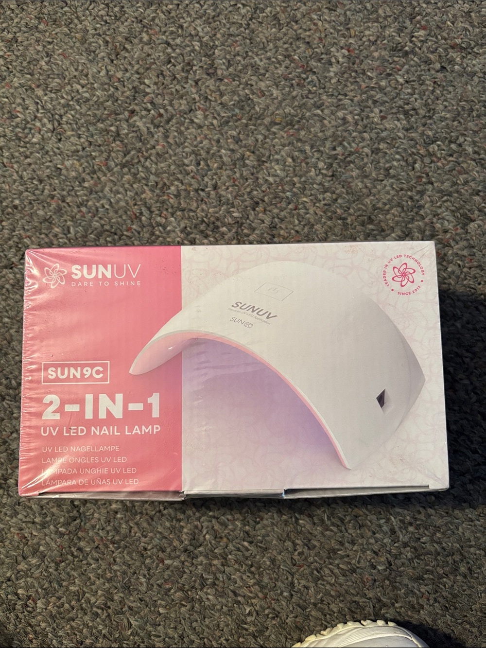SUN9C 2-in-1 UV LED Nail Lamp - White